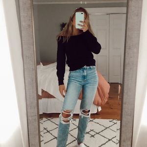 Off the shoulder sweater